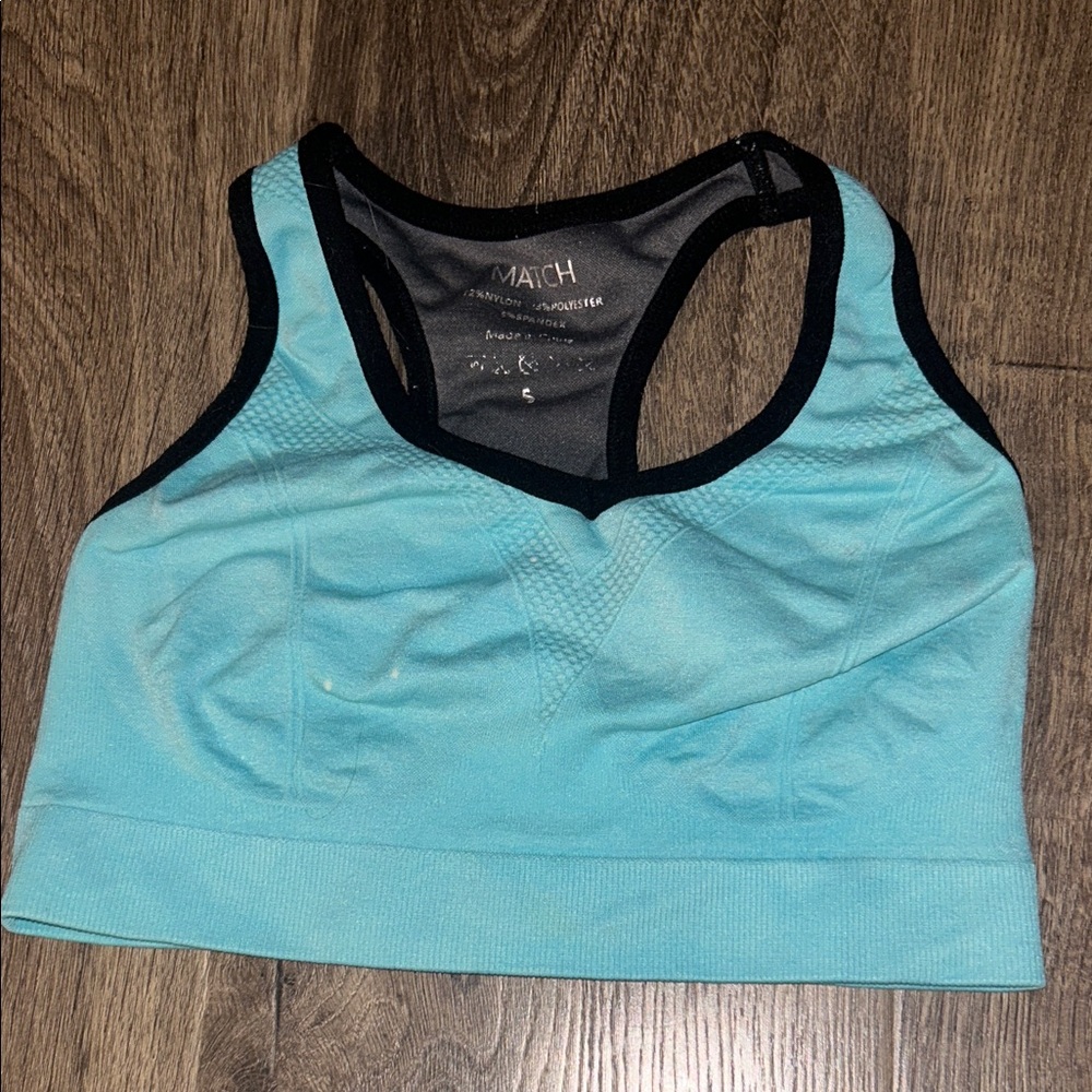Match Women's Aqua Sports Bra
